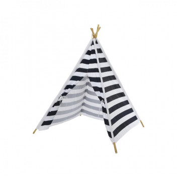 PROMO Navy & White Stripe Teepee Play Tent
